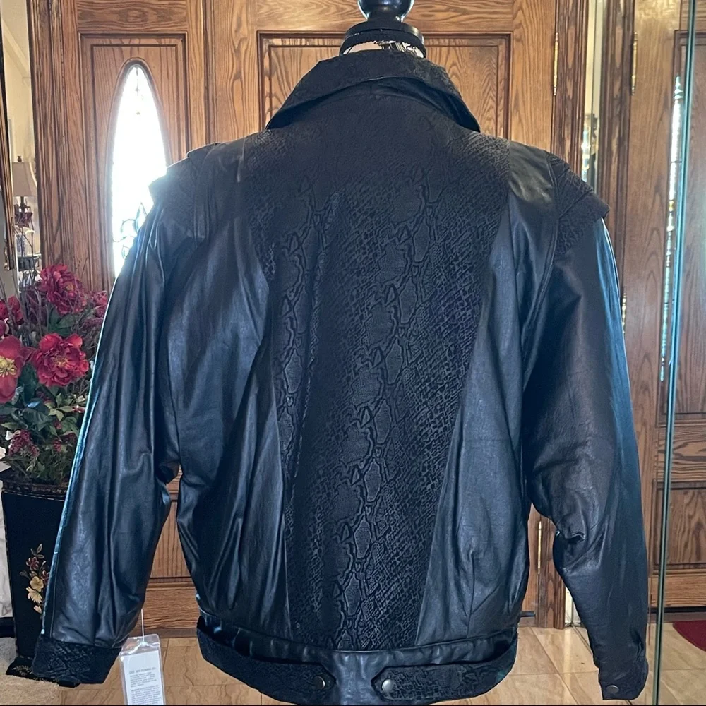 VINTAGE 80’s LA VITA BOMBER JACKET - Picture 5 of 14